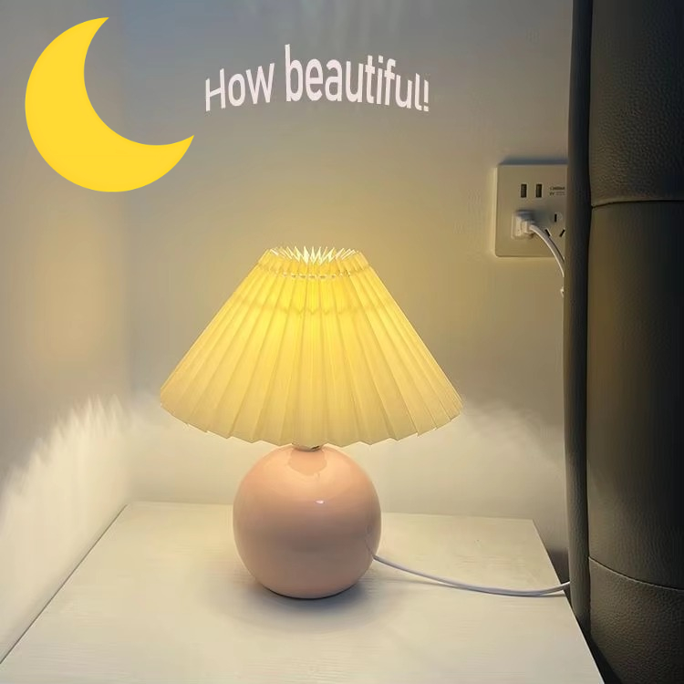 Geplooide lampenkap lichtafdekking Japanse stijl stoffen tafellamp plafond decor lamphoezen tinten verlichting accessoire