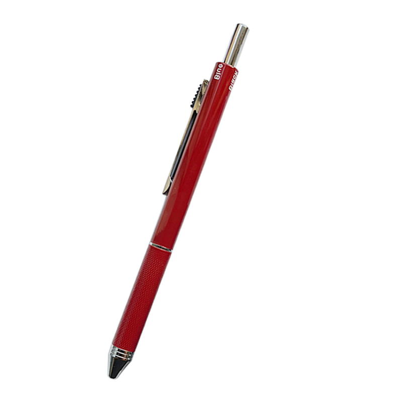 Bolígrafo multifuncional con Sensor de gravedad de Metal 4 en 1, bolígrafo Multicolor de negocios, lápiz automático, de papelería para oficina y escuela: Azul marino