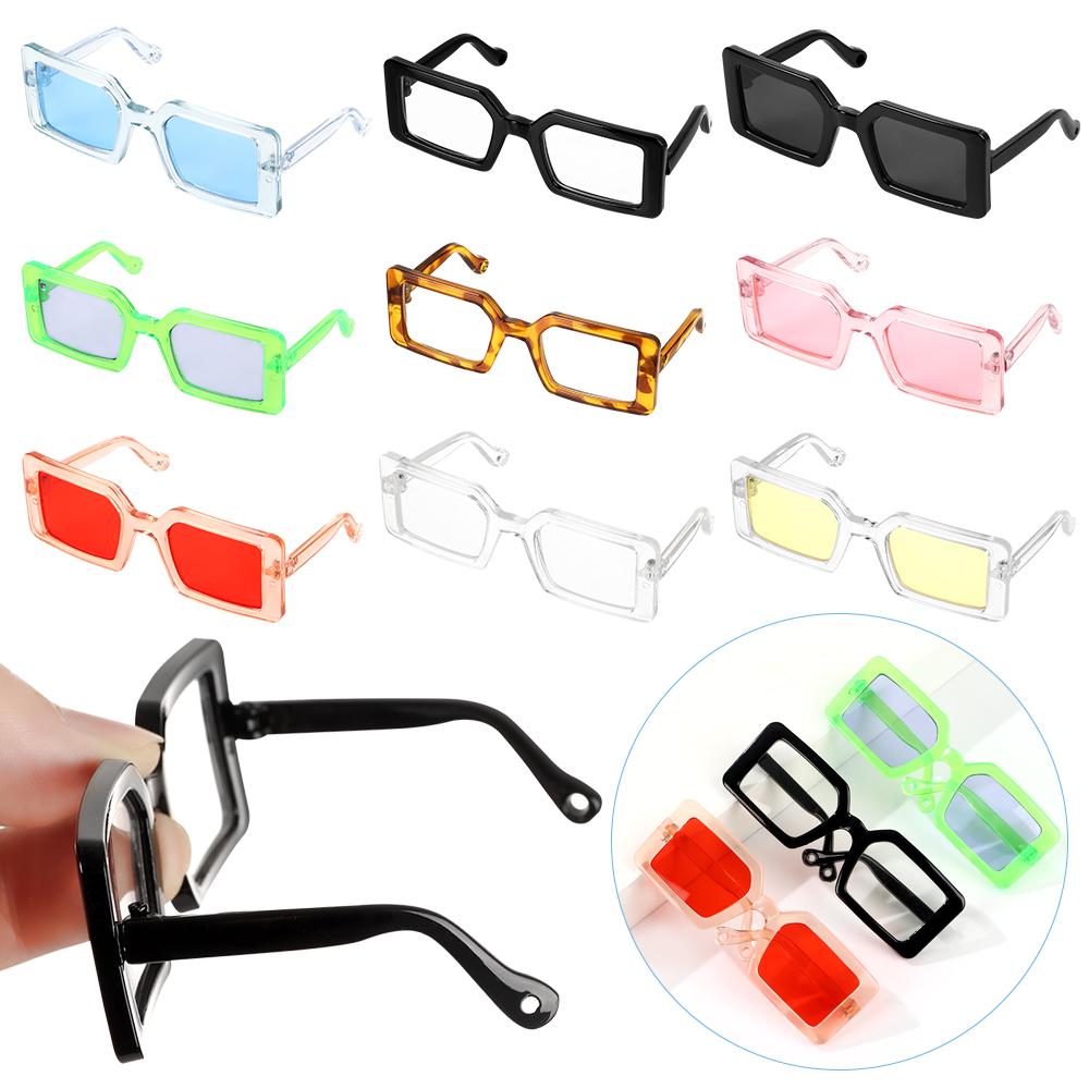 Gafas de sol con montura triangular para perro, lentes cuadradas, Multicolor, a la