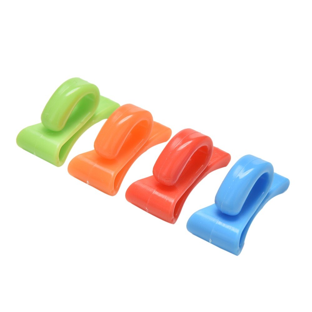 2 stk farverige hjem plast nyhed klip holder mini søde anti-mistet krog i posen nøgle opbevaring holder rack taske kroge