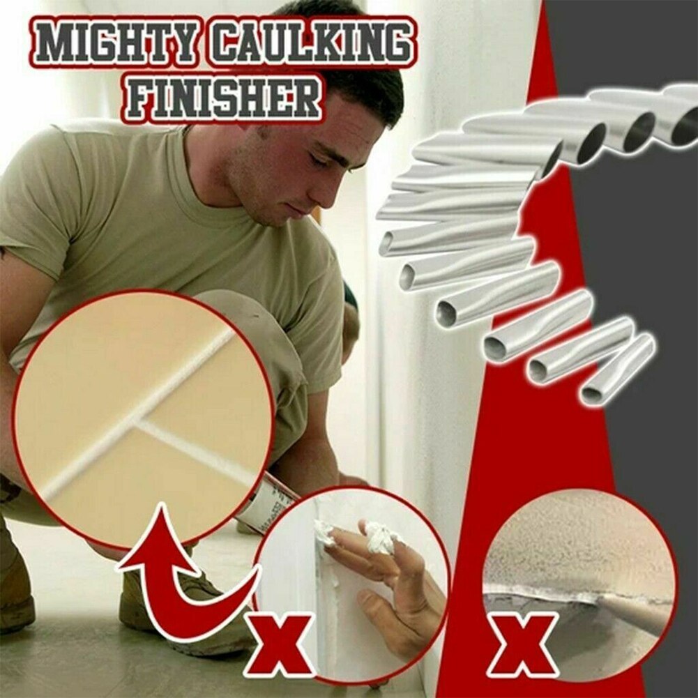 14pcs/set Brick Grout Applicator Tool Joint Filling Window Construction Caulking Nozzle Finisher Kitchen Stainless Steel Door