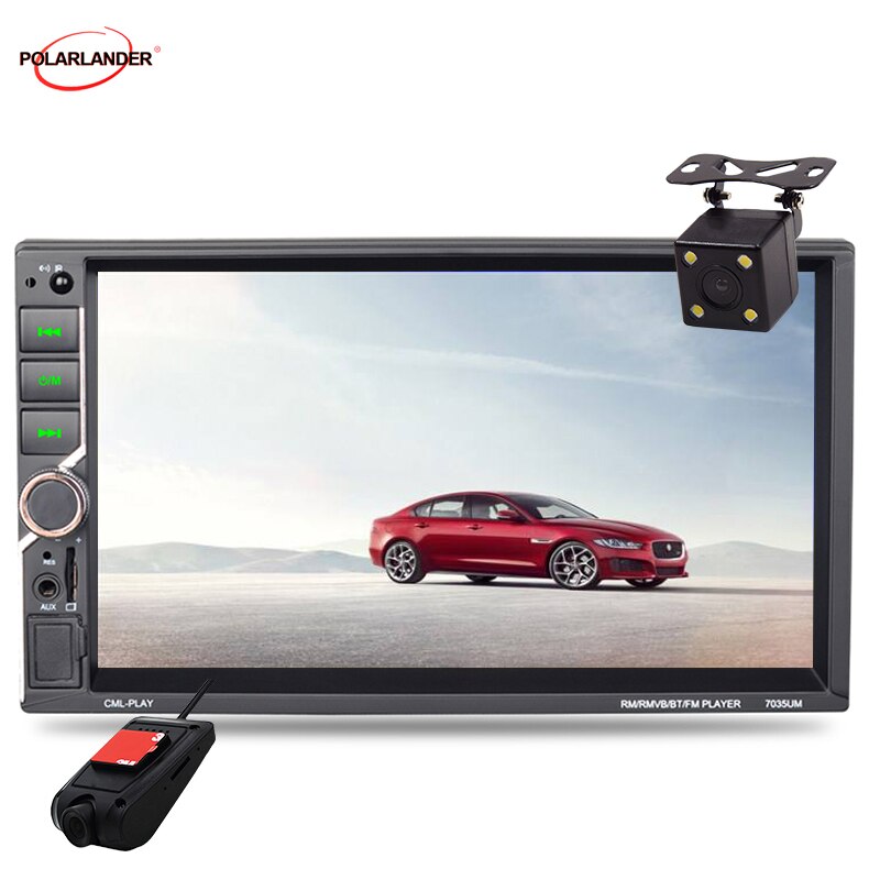 Reprodutor multimídia carro Autoradio MP5 Tela Sensível Ao Toque rádio do carro Suporte Universal Câmera de Visão Traseira 7 ''2 DIN MirrorLink Rádio Auto