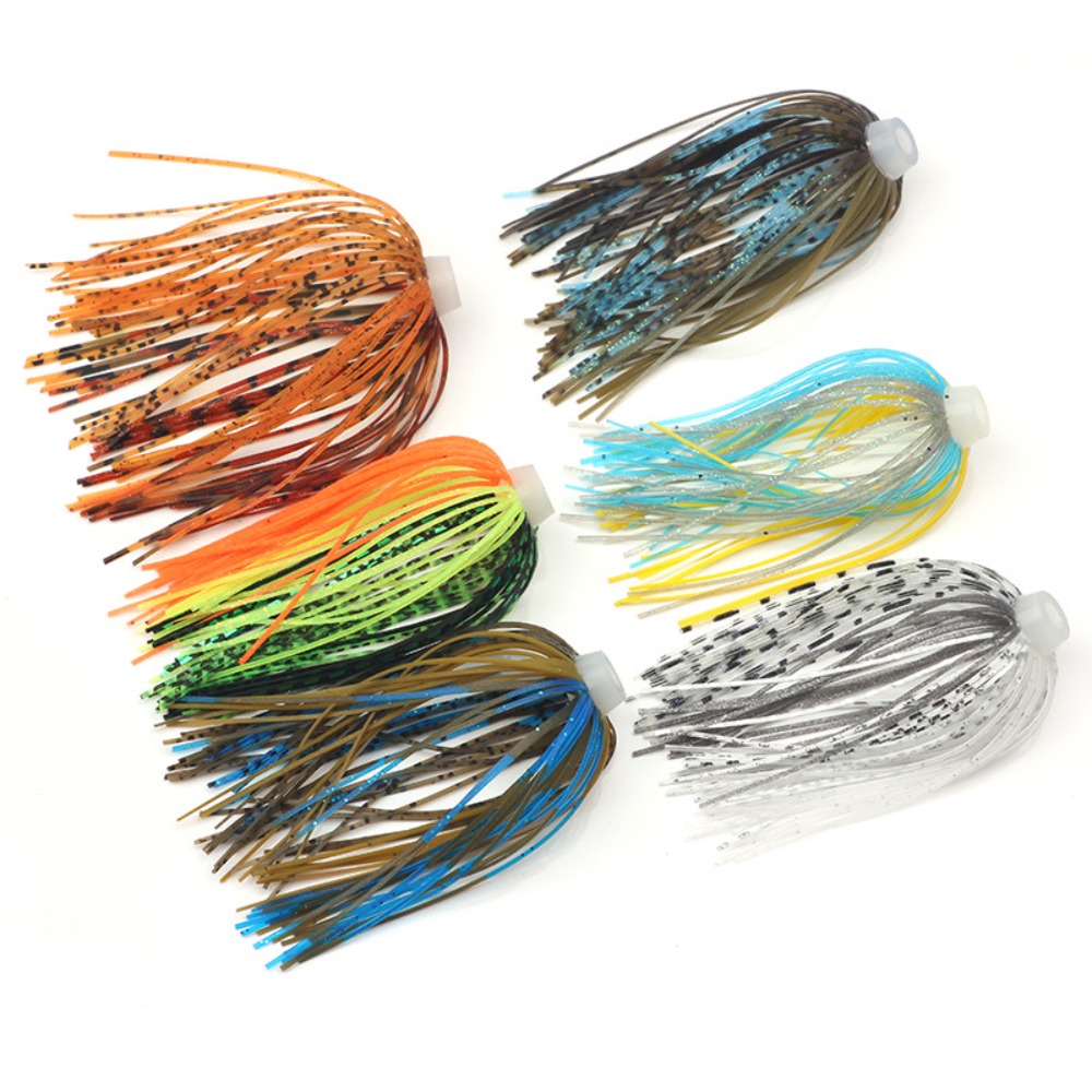 45-Wurzeln-Spinnerbait zum Angeln, Buzzbait, Silikonfaden, Wobbler, Spinner-Köder, Geschwätz-Köder für Barsch, Hecht, Zander für Meeresangeln