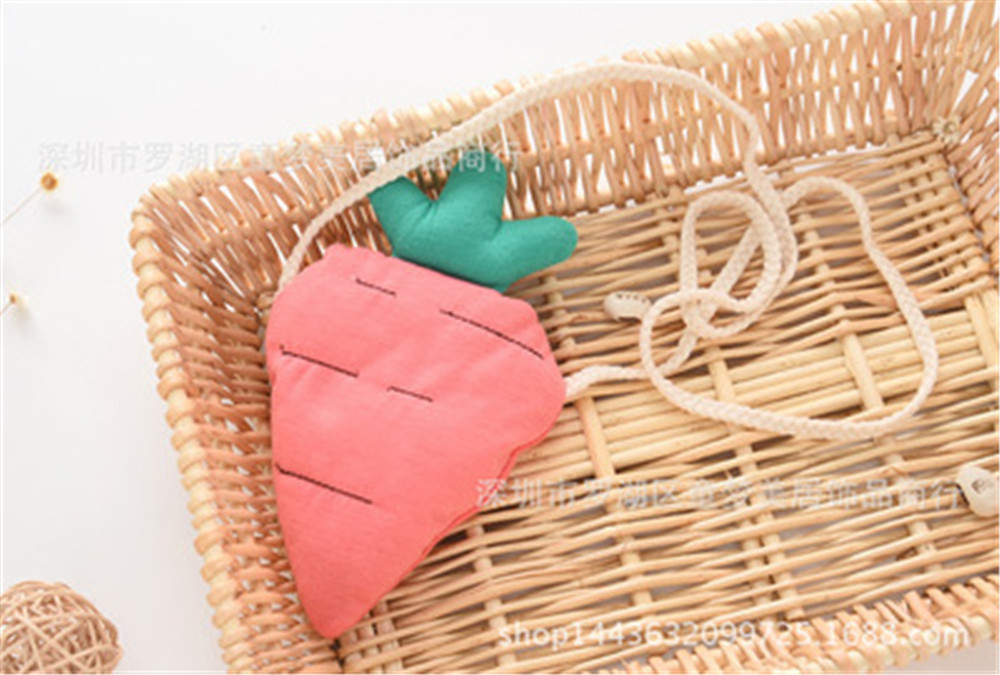 Kinderen Meisje Kids Portemonnee Tas Zwervers Mini Kleine Leuke Katoenen Stof Vruchten Citroen Aardbei Koreaanse Accessoires: 7