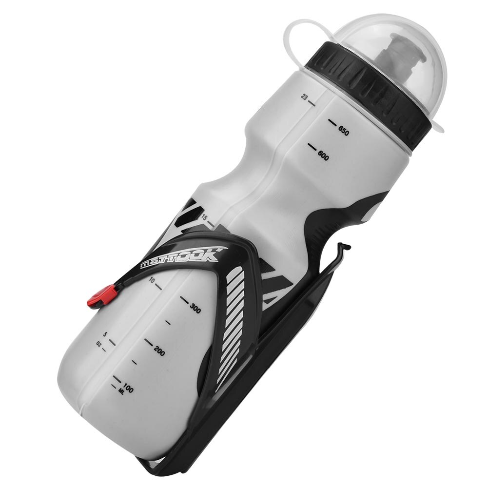 Polyethyleen Duurzaam 650 Ml Anti-Lek Water Fles Met Fiets Bidonhouder Kooi Beugel Voor Fietsen Mountainbikes