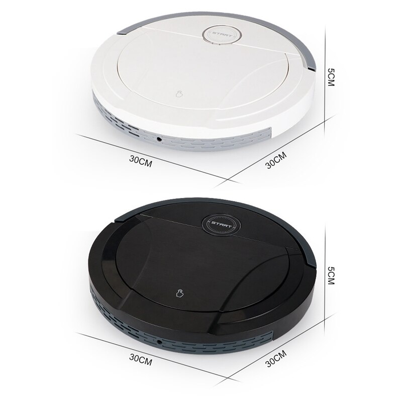 Robot Stofzuiger 1800Pa Krachtige Zuigkracht 3 In 1 Huisdier Haar Thuis Droog Nat Dweilen Robot Lading vacuüm Mini