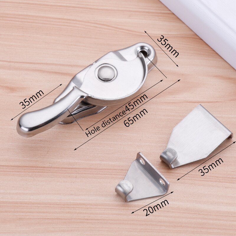 90 type crescent lock door and window lock sliding glass window lock sliding window sliding door hasp hardware window lock: A3