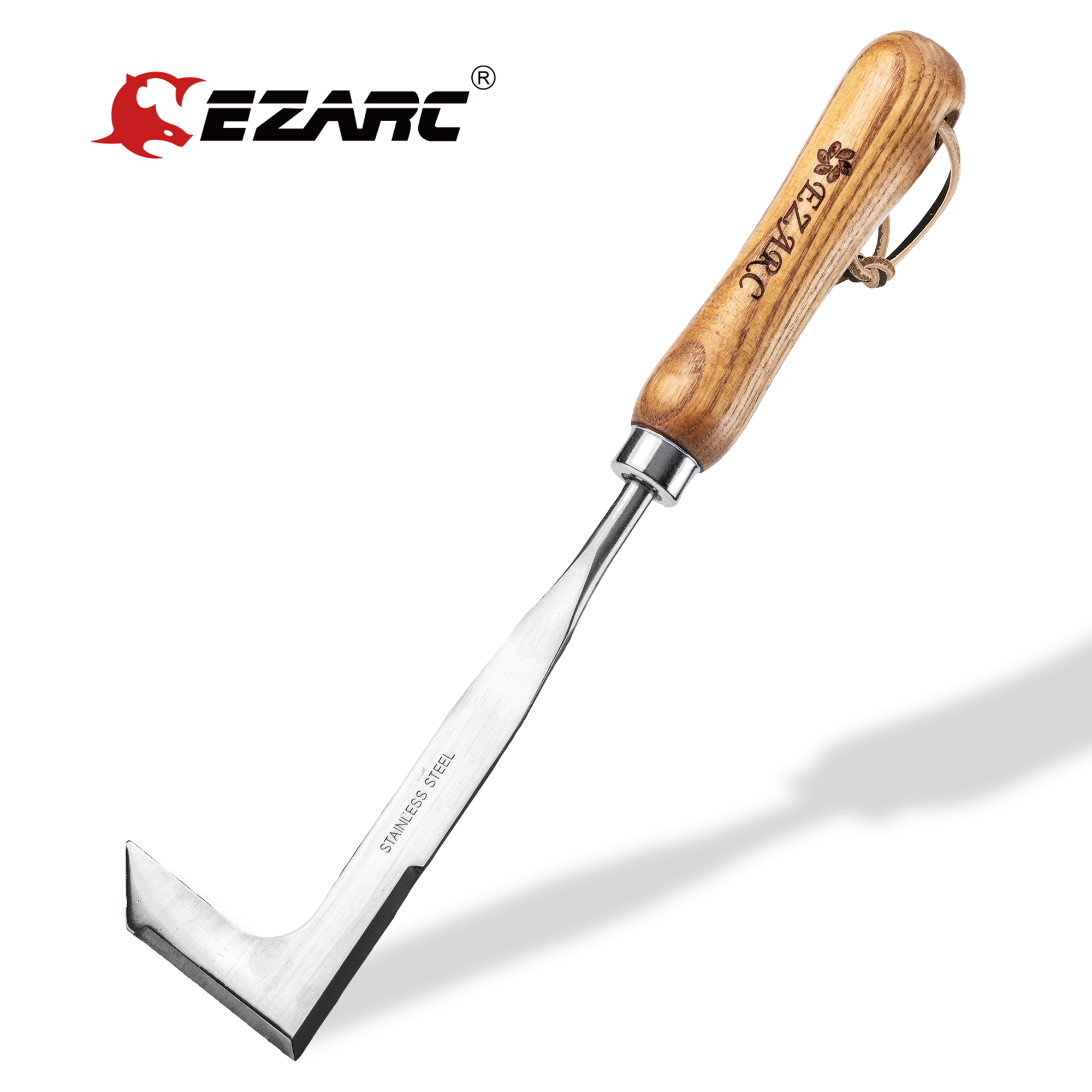 EZARC Crack Weeder, Crevice Weeding Tool, 11.2" Stainless Steel Manual Weeder, L-Shaped Puller Spatula, Weeding Sickle: Default Title