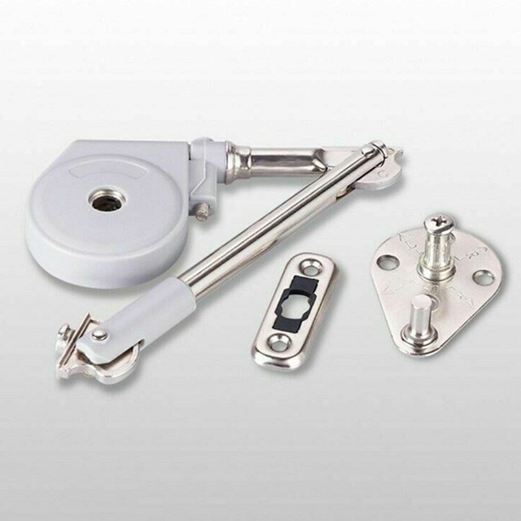Hinge Door Support Hydraulic Lid Flap Stay Soft Close Toy Box Safety Strut Arm Zinc Alloy Hinge Cabinet Cupboard Furniture Doors