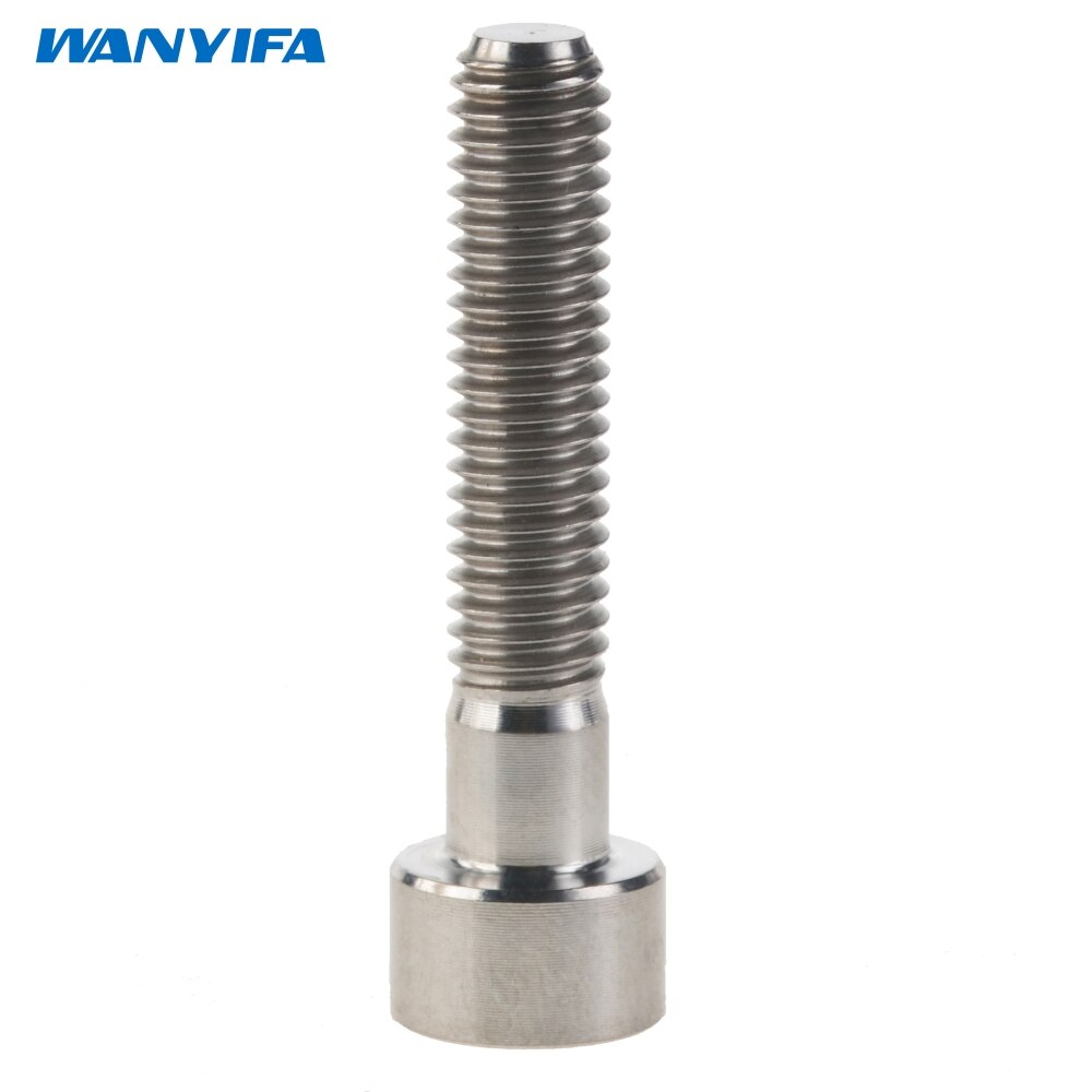 Wanyifa Titanium Ti Bolt M6X20 25 30 35mm Stigma Screw for MTB/Road Bicycle Seatpost Headset Brake