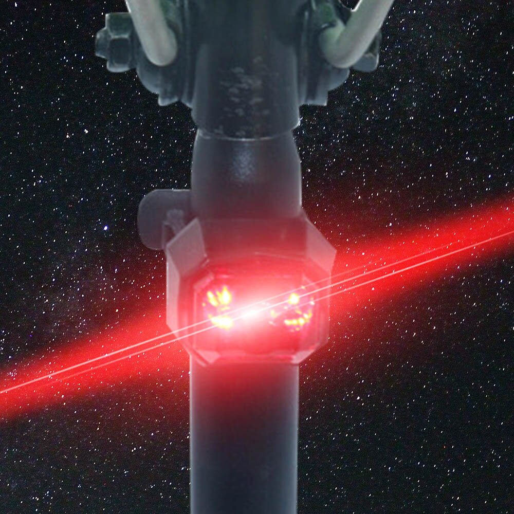 Cycling Bike Bicycle 2 LED Back Rear Tail Light Lamp Safety Flashing Warning Red fiets accessoires #50