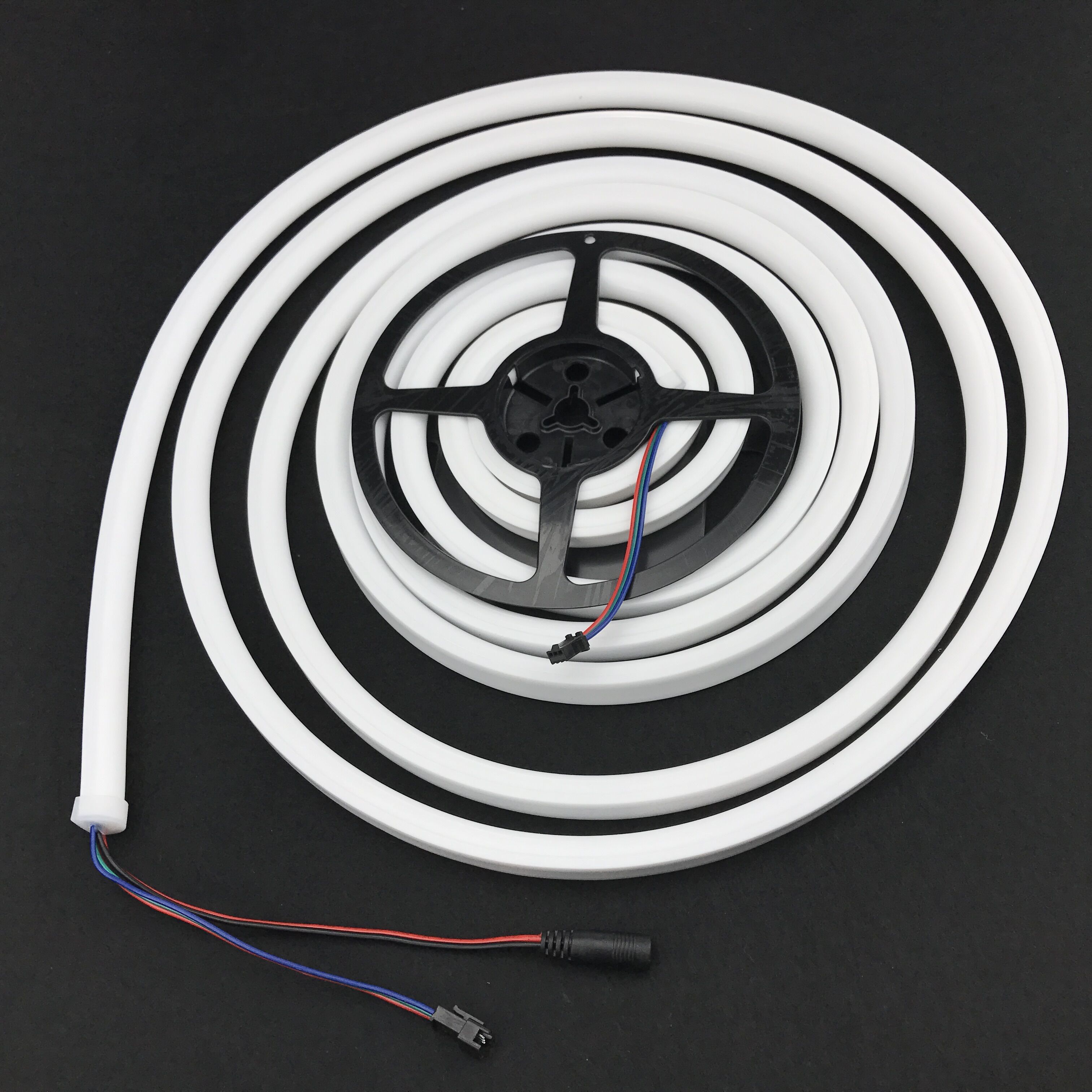 2.5m DC5V WS2812B addressable led neon pixel light,RGB full color;30leds/m with 30pixels/m;waterproof