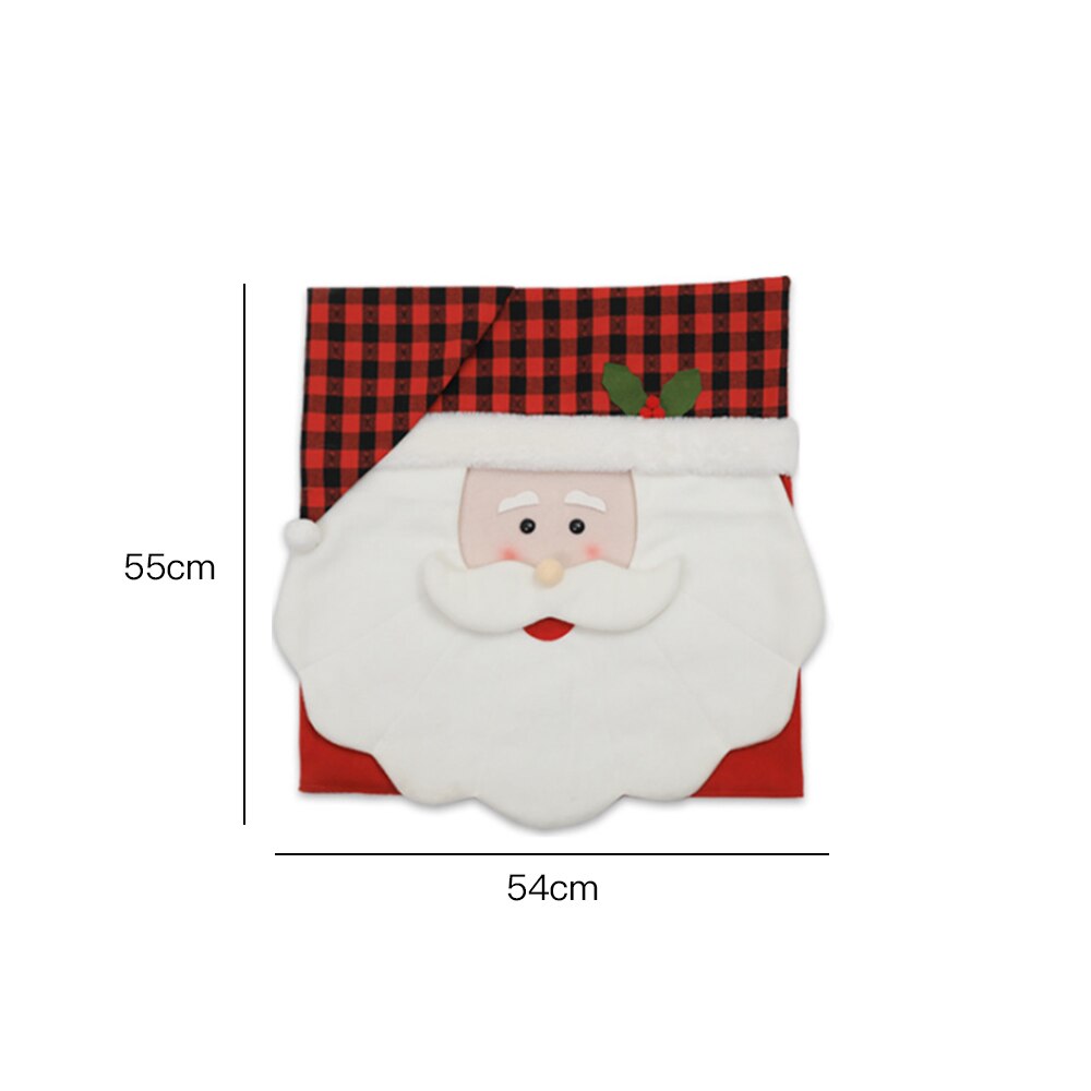Santa Hat Chair Covers Christmas Decor Dinner Chair Xmas Cap Sets Dinner Table Hat Chair Back Covers For Home: F1