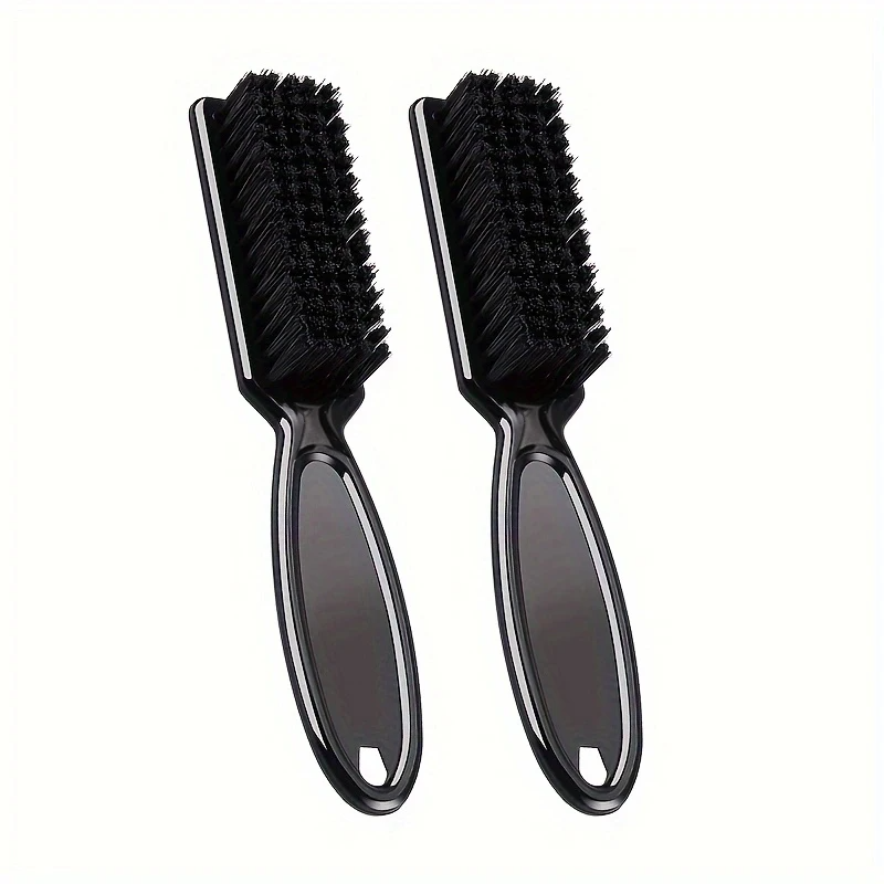 3 stks/set Kapper Borstel Kappers Reinigingsborstel Natuurlijke Vezel Salon Haar Sweep Borstels: Donker Kaki