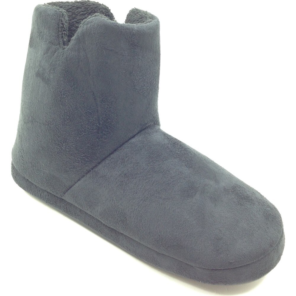 House slippers for man thermal Soft Adult bedroom slippers shoes men Warm Plush Warm Male slippers home Size: 45.5