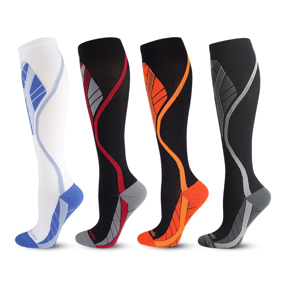 Compression Socks Professinal Sports Socks Athletic Stockings Fitness Breathable Quick Dry Socks Shin Splints Calf Pressure