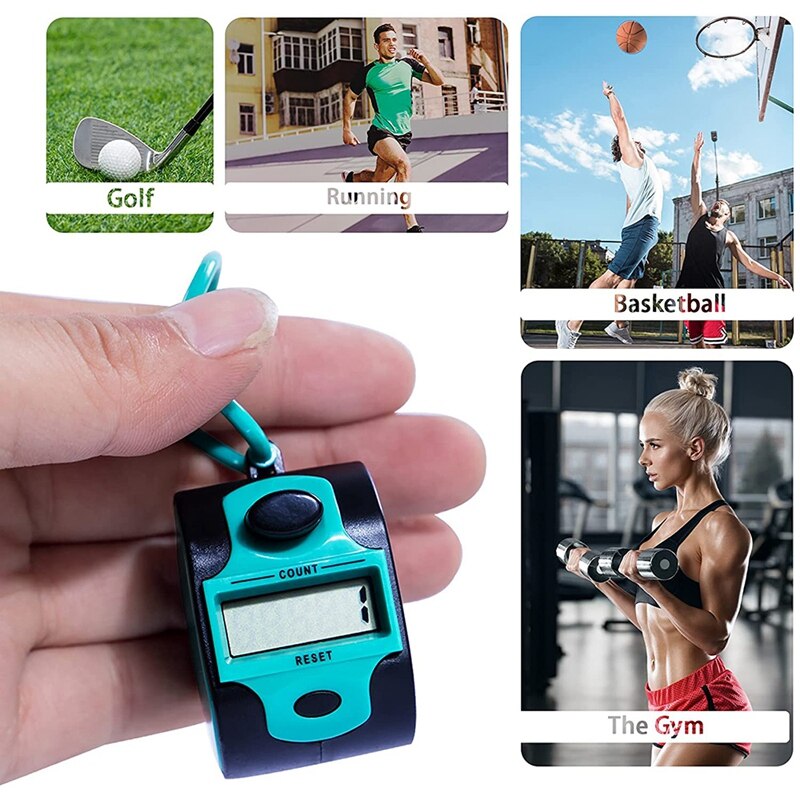 Handy Counter Click Manual Digital Clicker Stitch Tally Counters Finger Mechanical Palm Handheld Pitch Display