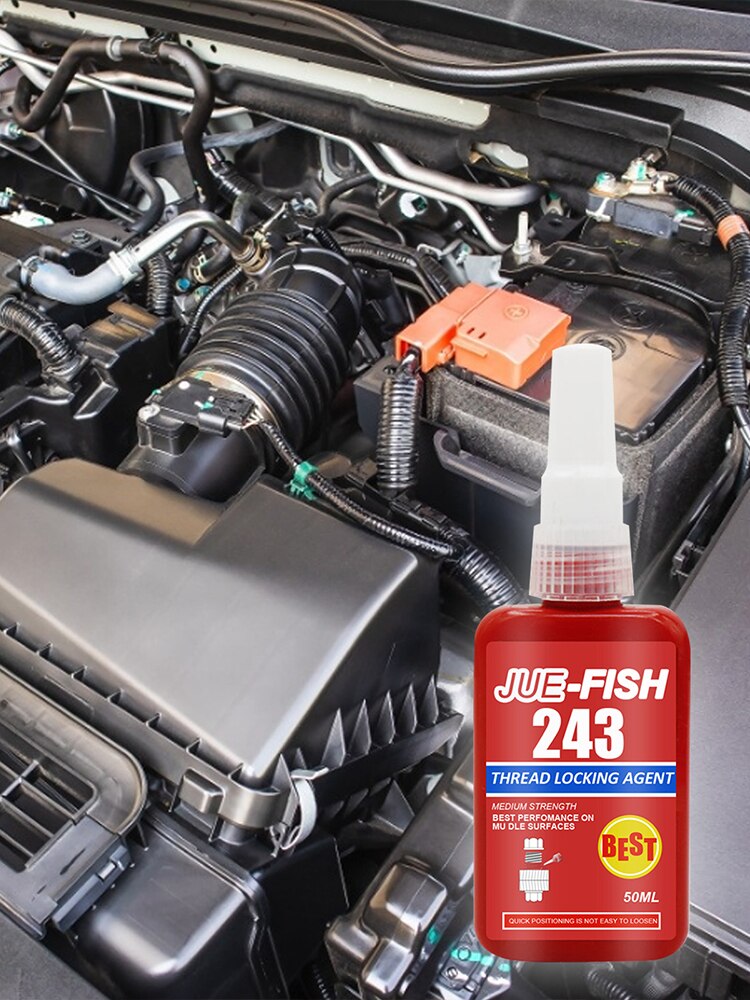 50ml 243 Thread-locking Fluid For Locking Threaded Fasteners Adhesive Wire Sealing Anti-Corrosion Thread Anaerobic Adhesive