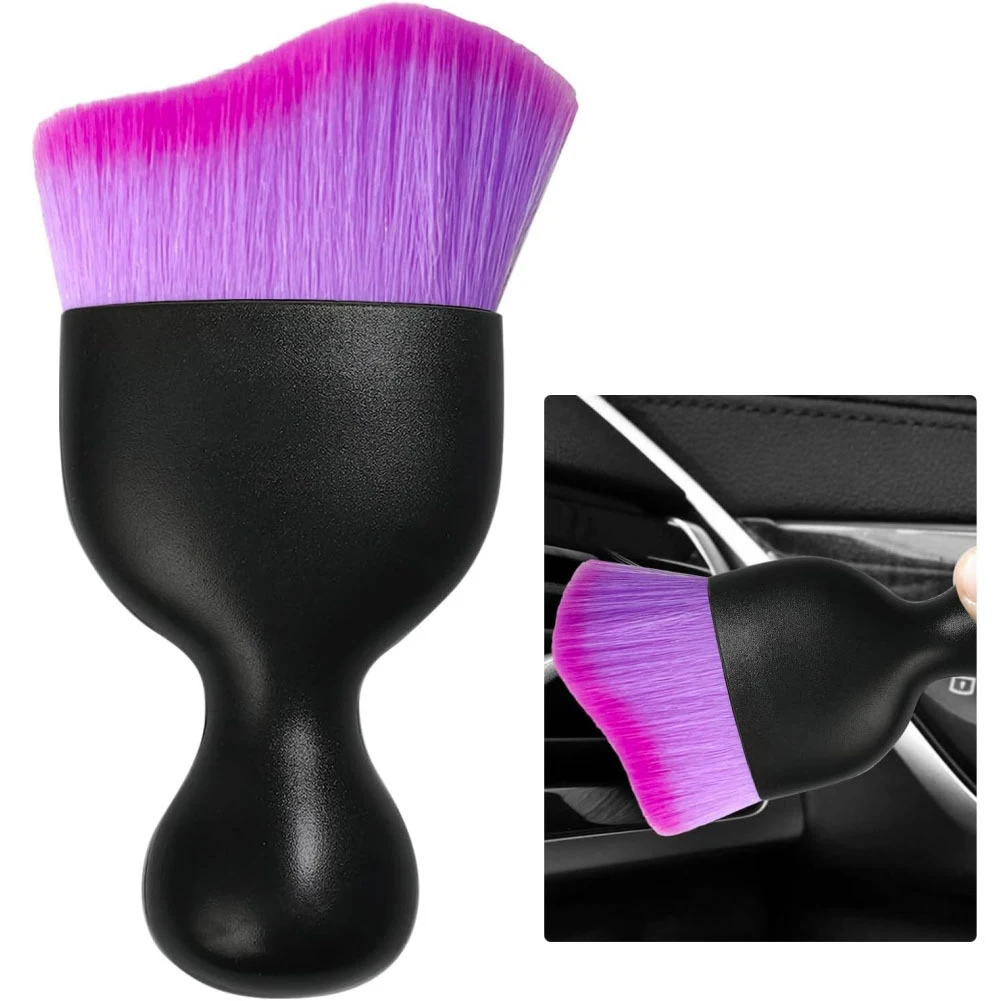 Cepillo de limpieza de coche, herramienta de limpieza Interior, cepillo Artificial para coche, polvo de grietas, productos para coche, cepillo suave de limpieza de salida de aire
