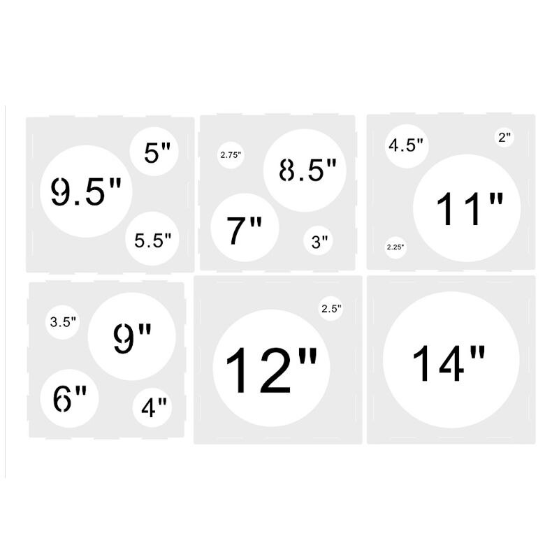 11/18 Holes Balloon Sizer Box Balloon Measuring Boxes Make Balloon Size Measurement Tool for Birthday Party Decoration