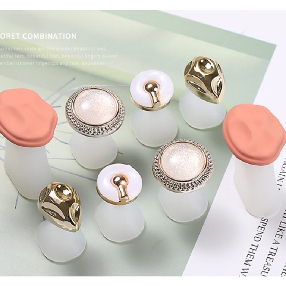 Japanse Vinger Splitter Siliconen Nail Splitter Siliconen Vingertop Divider Vinger Teen Spacers Draagbare Manicure Teen Separator Fo