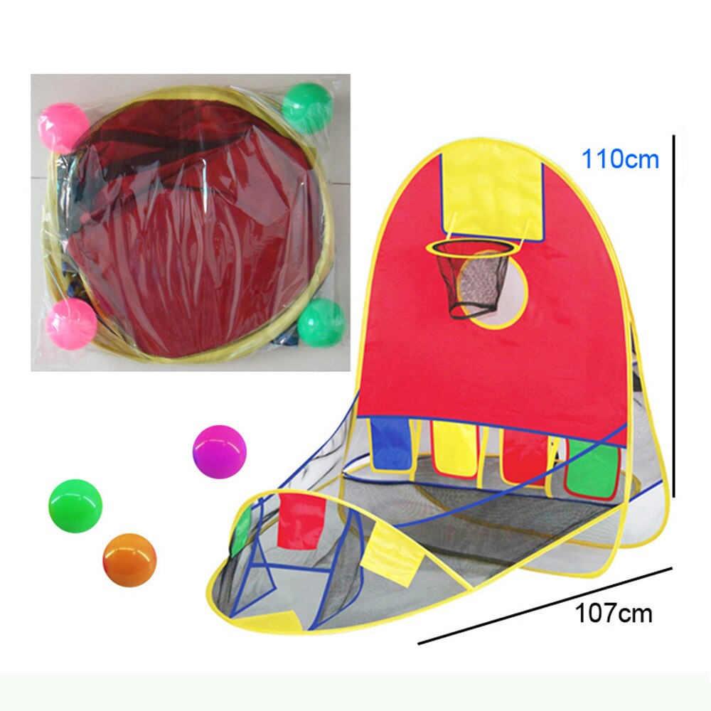 Ball Tent Play House Basketball Basket Tent Ocean Ball Pool Outdoor Indoors Sport Kids Toys Beach Lawn Play Tent Babysitter