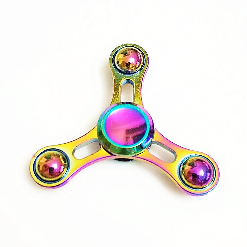 088 Fidget Spinner Metal Rainbow Dragon Hand Vinger Spinners Autisme ADHD Focus Angst Relief Stress