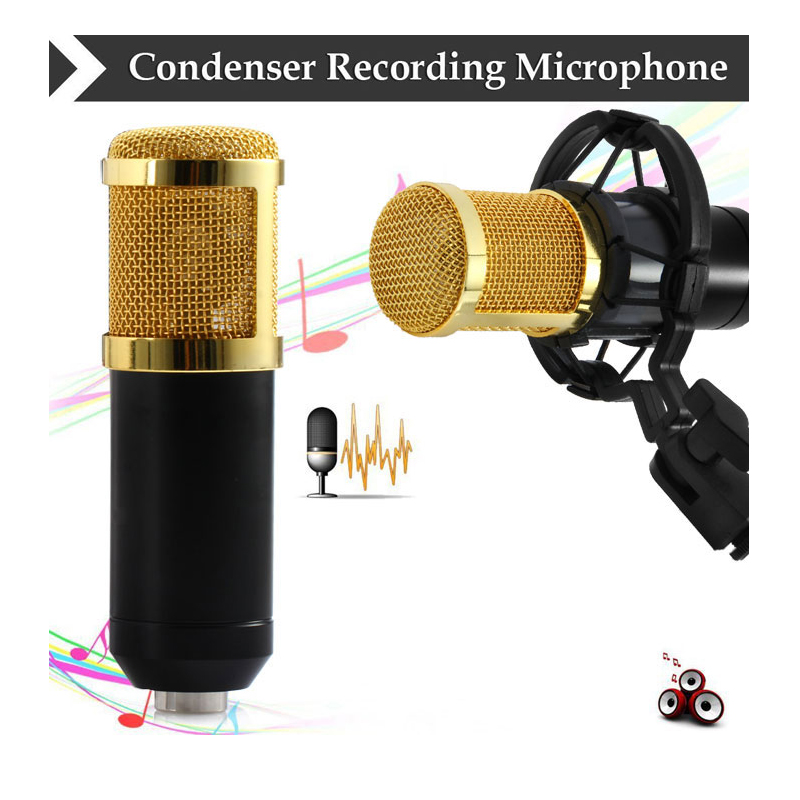 Zeepin BM-800 condensateur dynamique micro filaire micro Studio de son pour Kit d'enregistrement KTV karaoké avec support de montage anti-choc Mikrafon