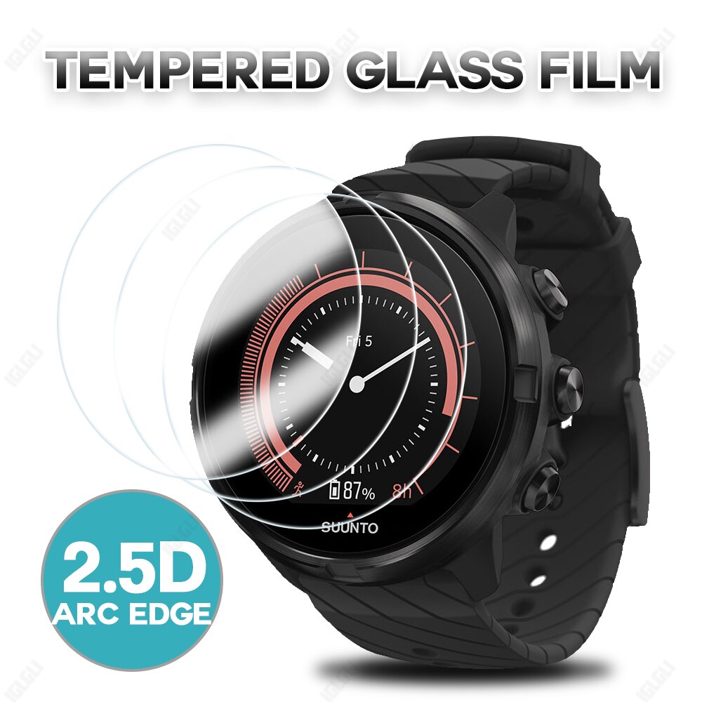 Verre trempé de pour montre connectée Suunto Watch 3 5 7 9, film de protection Transparent, accessoires