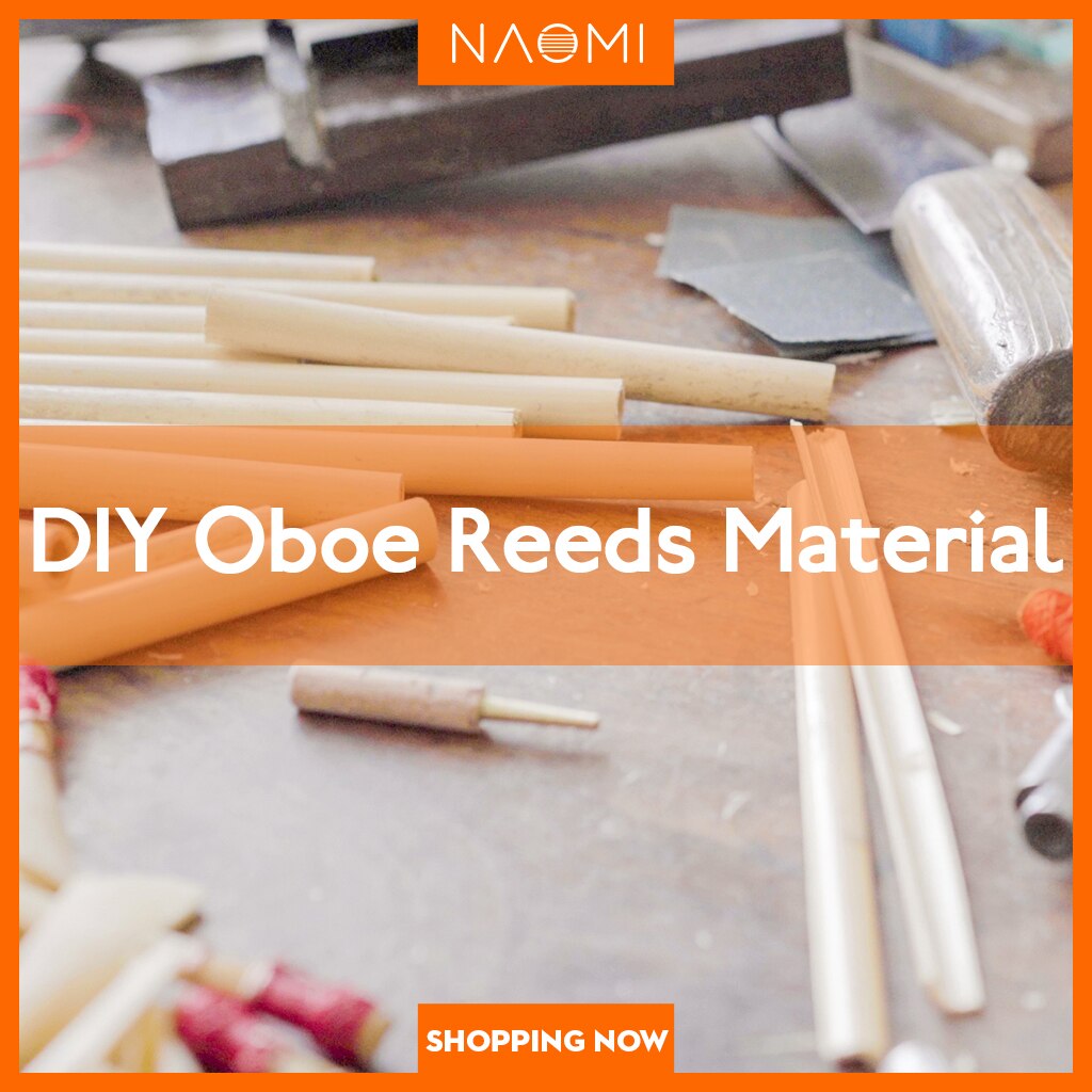 NAOMI DIY Oboe Reeds Material Selected Raw Materials Handmade Oboe Reed Cane Gouged Folded Corks Base Oboe Accessories