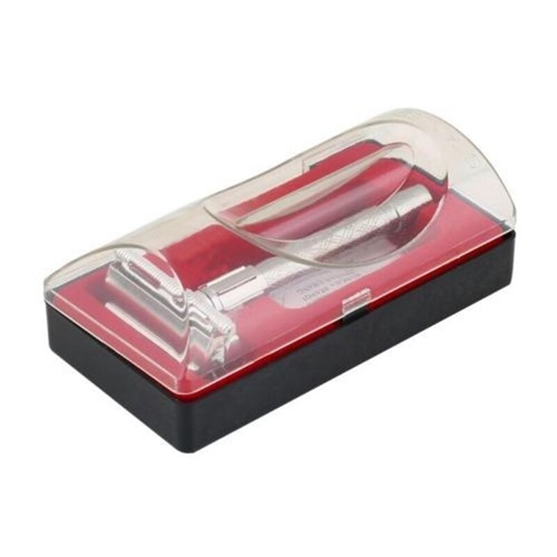 Traditional Men's Double-Edge Blade Safety Razor Hair Beard Silver Manual Shaver