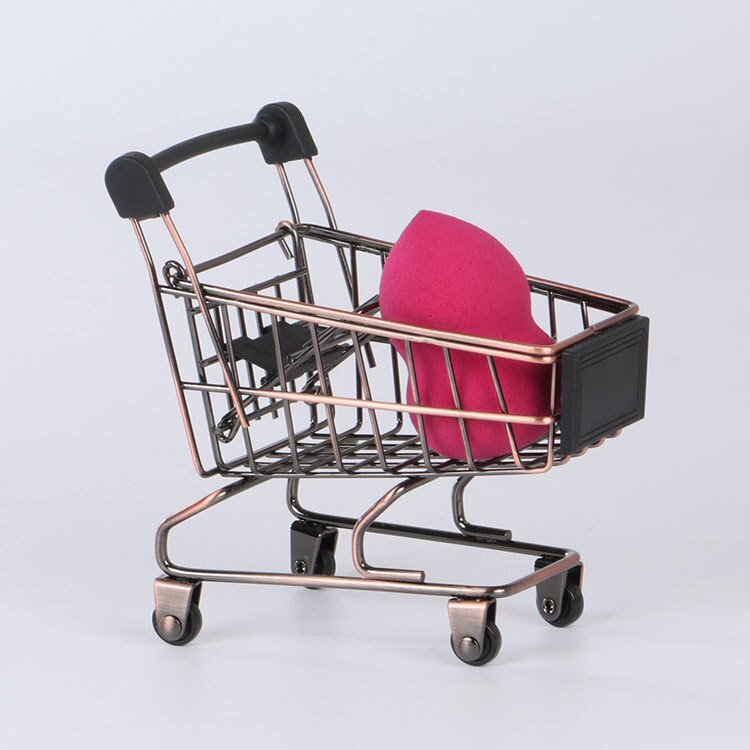 Baby Kids Simulation Mini Shopping Cart Toys Supermarket Folding Trolley Handcart Funny Kids Toys Storage Basket 12*8.5*11cm