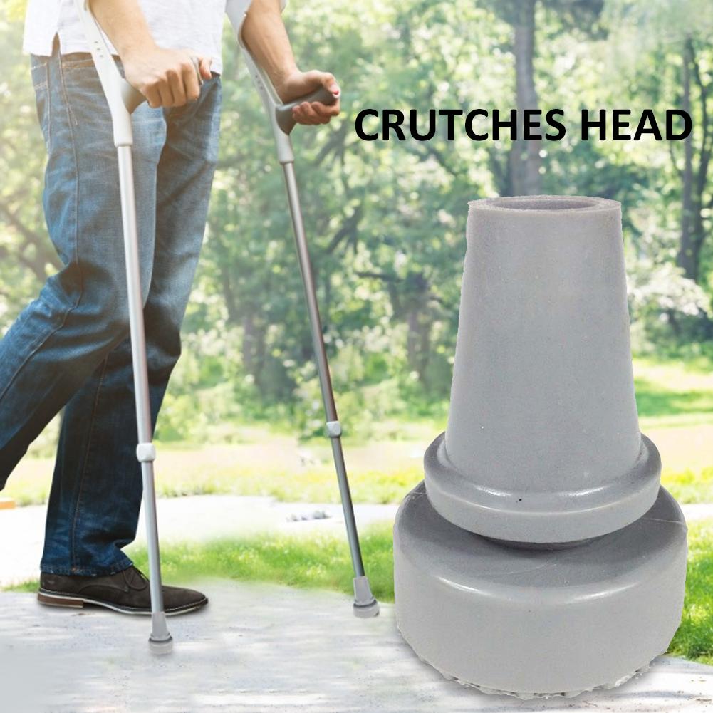 Cane Tip Bottom 19mm Soft Gum Rubber Pads Walking Hiking Sticks End Cover Tips Cane Crutch Pad Rubber Heavy Duty Metal Ferrule