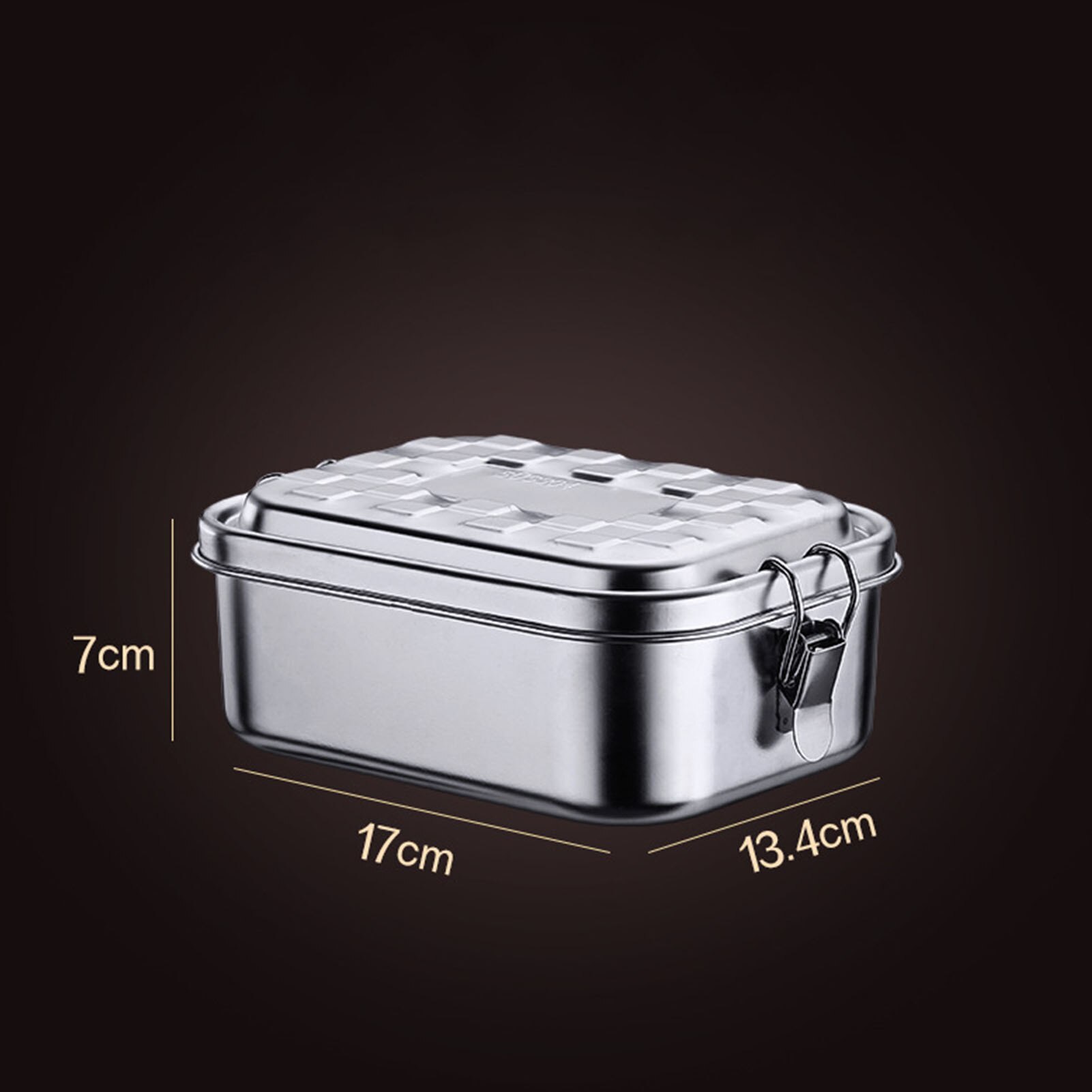 1000/1500/1900ML Lunch Box Food Grade 304 Stainless Steel Anti-leak Bento Box Strong Tightness For Storing Various Fruits Snacks