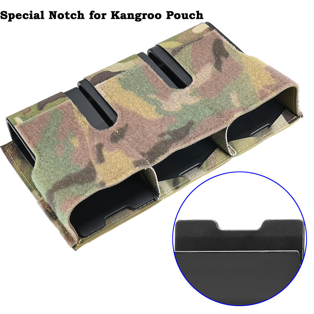 Tactifans MAG Insert,Nylon Wedge Mag Pouch Insert 5.56,Molle Magazine Insert for 556 762 Open Top Magazine Pouches