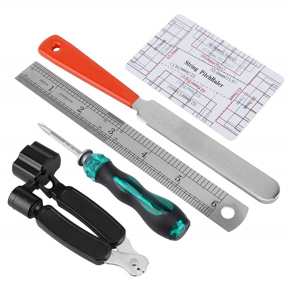 Guitar Repair Tool Kit With Fret Rocker, String Timor-Leste