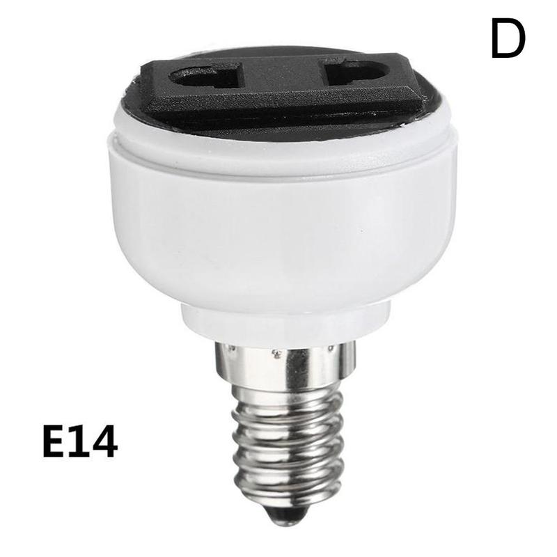Enchufe de bombilla de tornillo E27, portalámparas, soporte de iluminación, Enchufes hembra, fuente de alimentación, adaptador de conversión para EE. UU. O UE, 1 piezas: Castaño
