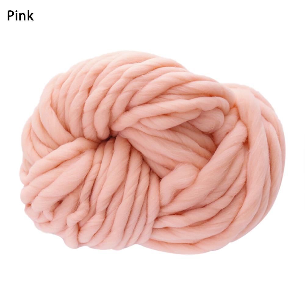 Laine naturelle 250/boule | Laine raie, feutre épais, laine, pour fileter, tricot à la main, fournitures de couverture de bricolage, xs: Pink