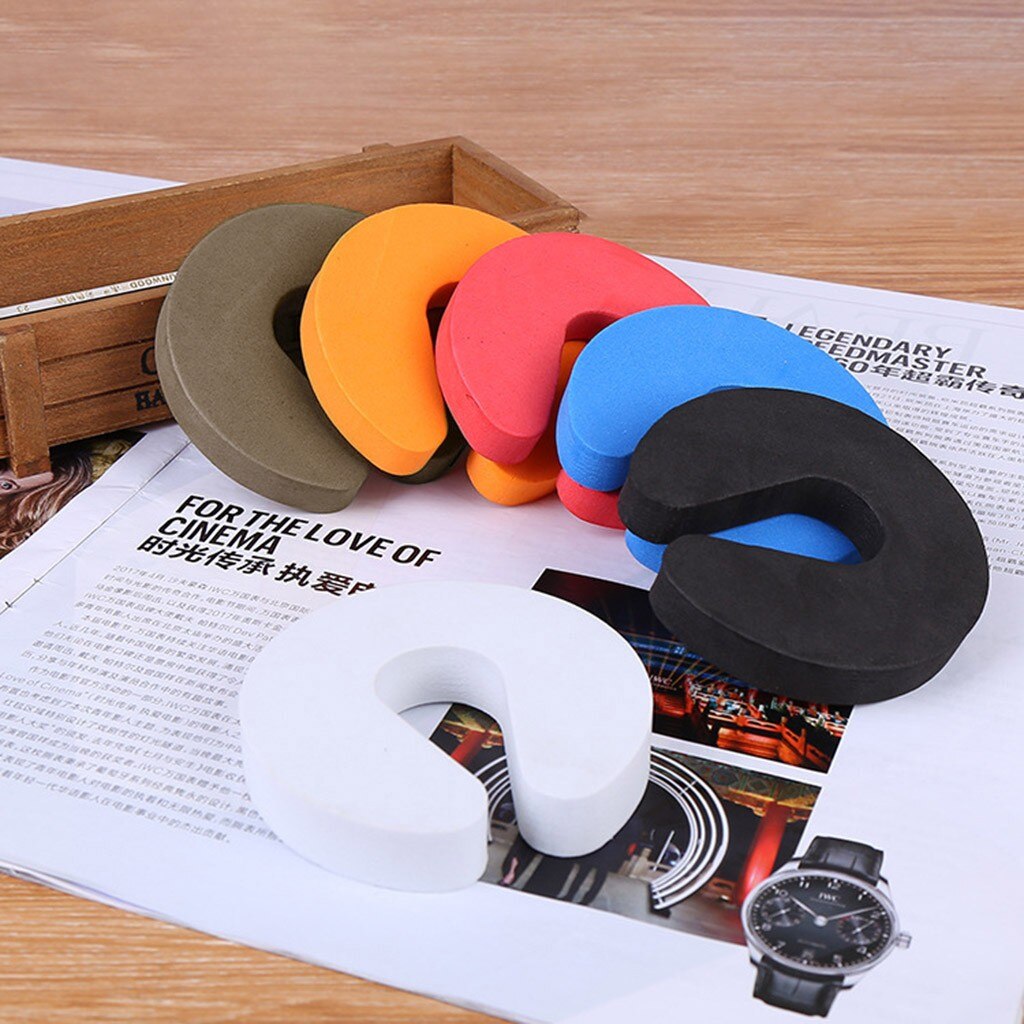 5pcs Clamp Protection For Window Doors Window Stopper Protection Door Buffer Door Crash Pad Tope De Puerta Doorstop #T5P