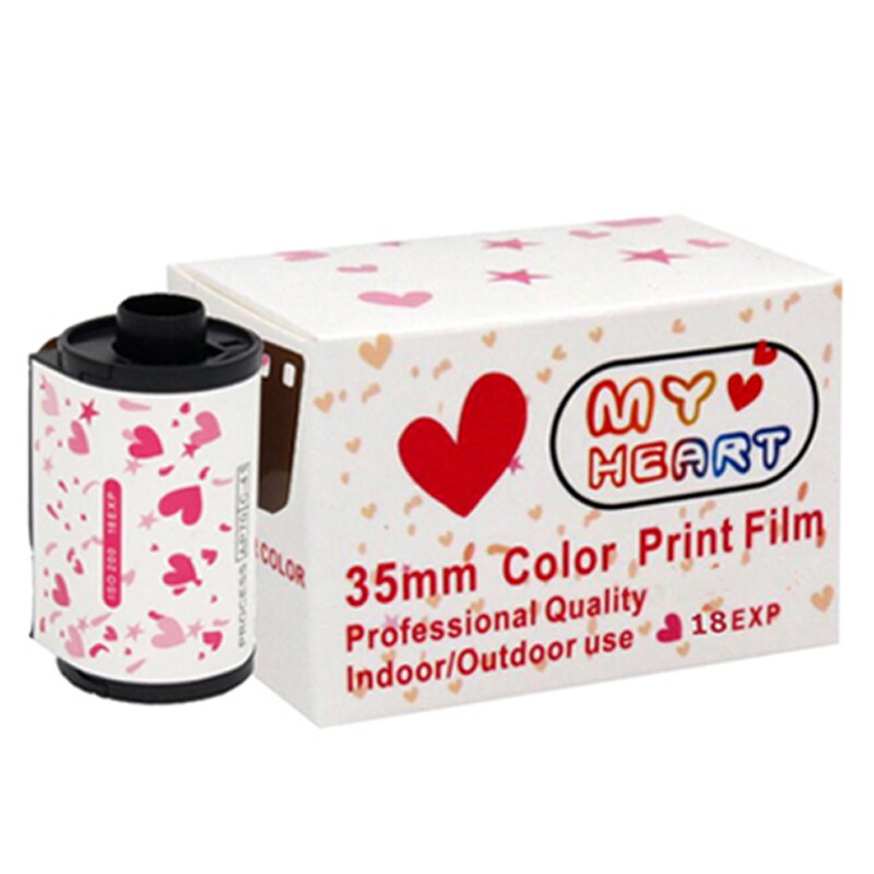 18 Exposure/Roll 35mm Color Print Film Retro sweetheart film 135 Format negative film suitable for 35mm camera ISO 400