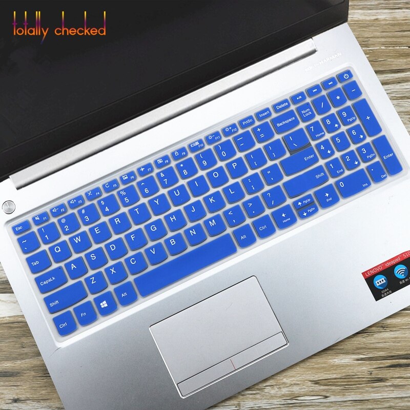 For 15.6&quot; Lenovo ideapad l340-15irh l340-15api l340-15owl L340 15Irh 15iwl 15api 15 L 340 Gaming Laptop Keyboard cover skin: blue