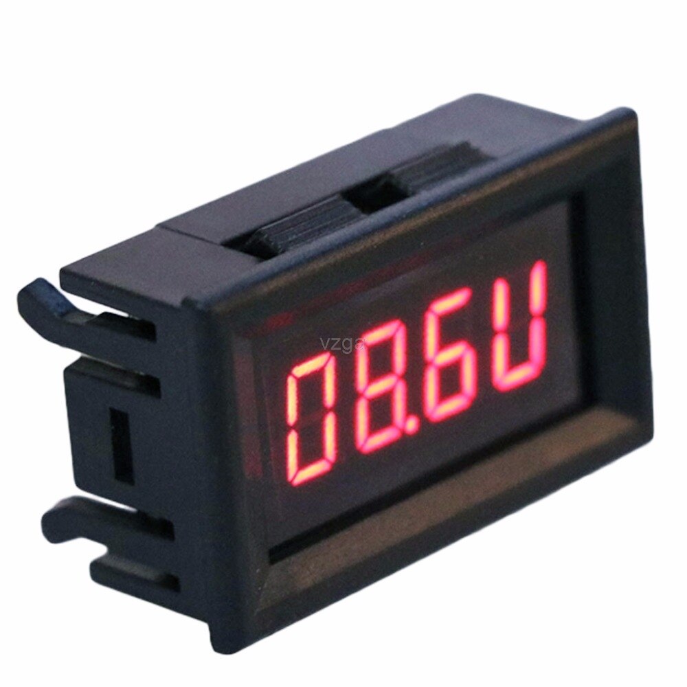 2 in 1 LED Tachometer Gauge Digital RPM Voltmeter for Auto Motor Rotating Speed MAY25