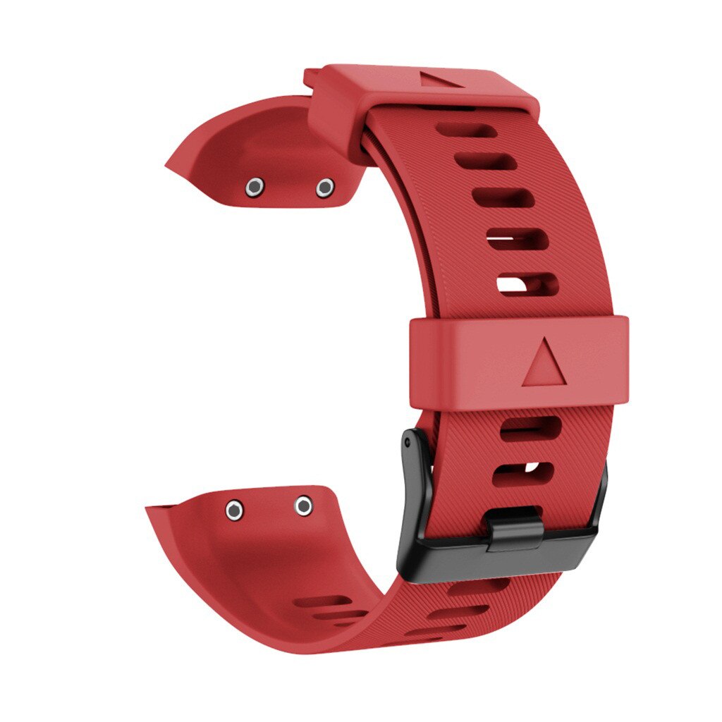 20% Sport Siliconen Vervanging Polsband Band Strap Voor Garmin Forerunner 35 F35 Sport Siliconen Vervanging: Red 