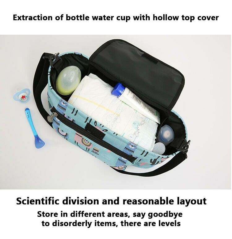 Storage Bag Baby Organiser Mummy Bottle Cup Holder Buggy Stroller Pram Pushchair