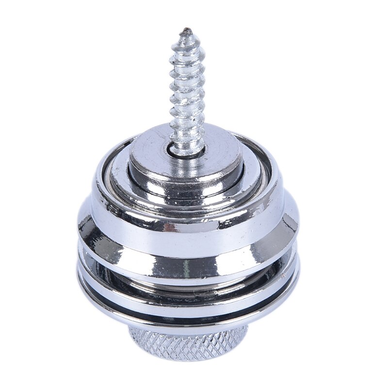 1Pc Gitaarband Knop Lock Straplocks Gitaar Gesp Skidproof Akoestische Elektrische Bas Strap
