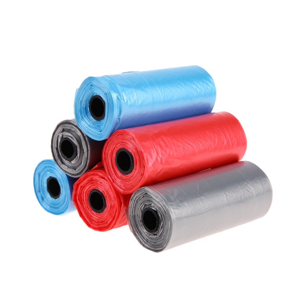 6pcs Pet Dog Poop Bags Clean Up Garbage Bags Pets Dog Outdoor Waste Poop Bags
