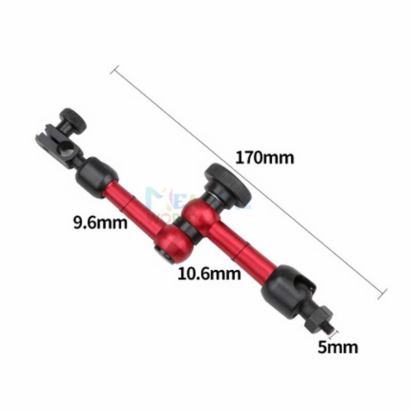Digital Dial Indicator 0-12.7mm/0.5&#39;&#39; 0-25.4mm 0.01mm Mini Magnetic Base Holder Gauge Caliper Measuring Tools: Magnetic arm