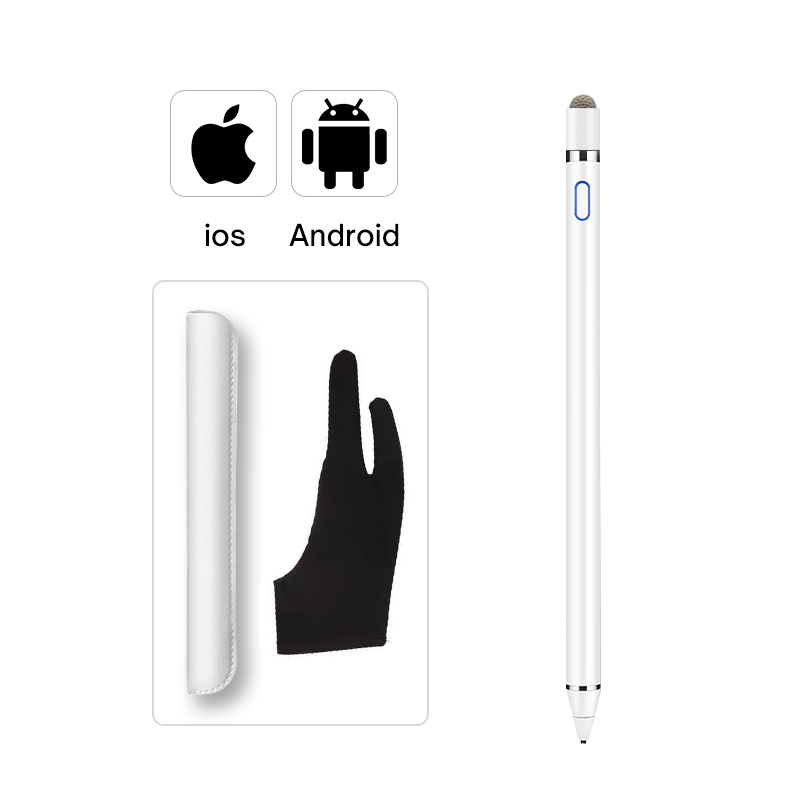 Lápiz Stylus para Apple, lápiz táctil para teléfono, iPad Pro, Samsung, Huawei, Xiaomi, tableta móvil, IOS y Android: White hat