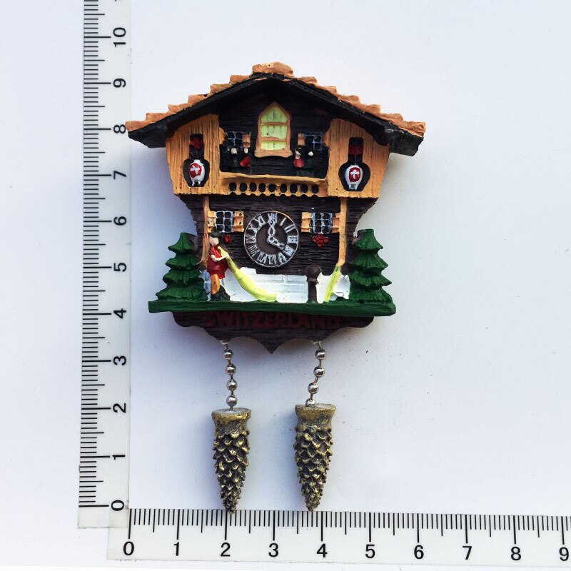 Oostenrijk Duitsland Zwitserland Koekoeksklok Koelkast Magneten Home Decor Muursticker Kamer Decoratie Souvenir Ornamenten: Switzerland 3