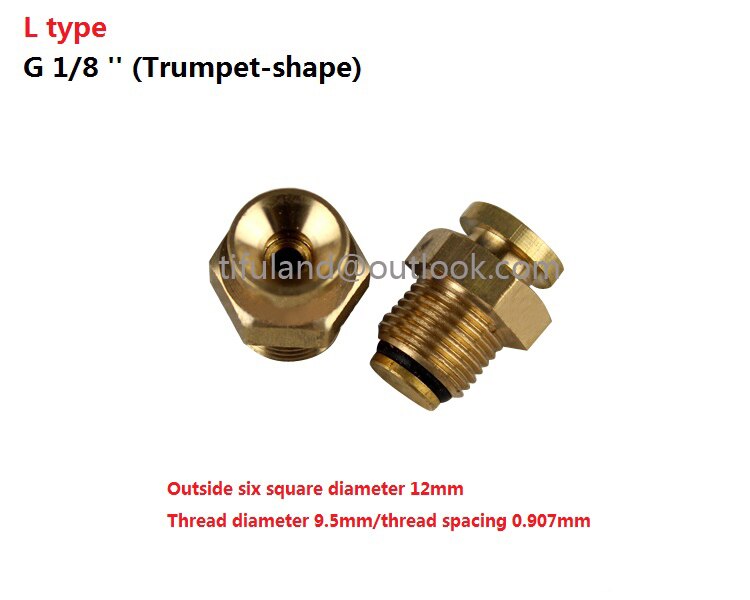 Inflatable Shaft Inflation Nozzle Pneumatic Shaft Nozzle Air Shaft Nozzle Air Expanding Shaft Valve: L type